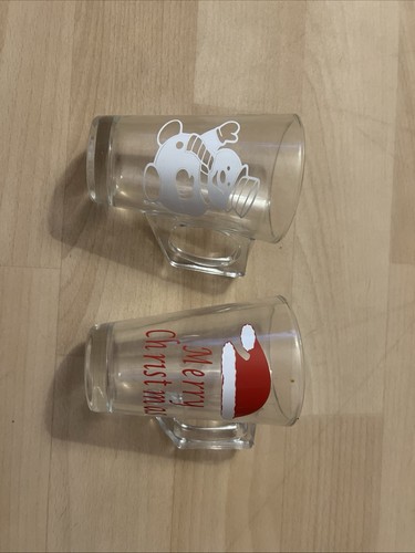 Christmas latte glasses - christmas,