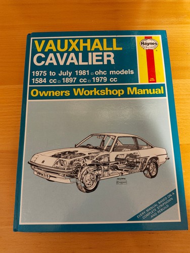 Vauxhall cavalier mk1 haynes - cavalier,