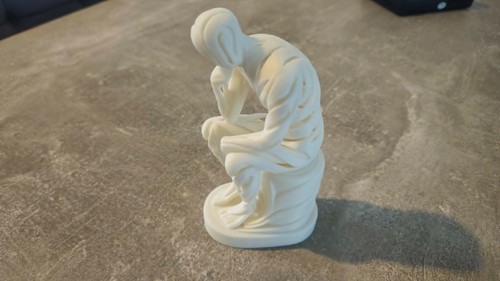 The thinker sculpture 3d - ,