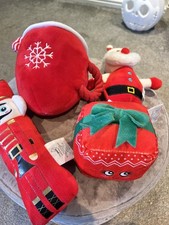 Four Xmas Dog Toys 