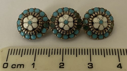 Three victorian enamel tombac - enamel,
