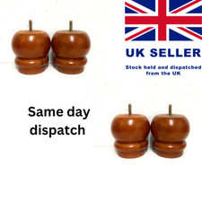 4x Wooden Furniture Legs Feet