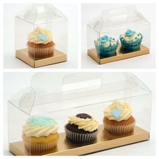 Clear Cupcake Favour Boxes