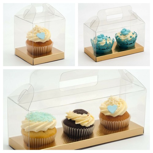 Clear cupcake favour boxes - favour,