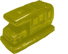 Auto-Sleeper Talisman GL 1989 ref247   model car gold chrome Effect 1:92 Scale