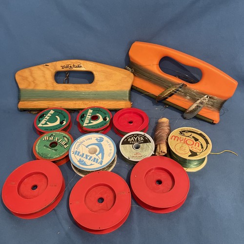 Vintage fishing line - fishing, lot
