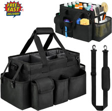 Cleaning Caddy Bag, Large Cleaning Caddy Organiser with Handle for Cleaning Supp