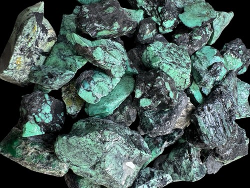 Natural emerald rose - rose, variscite