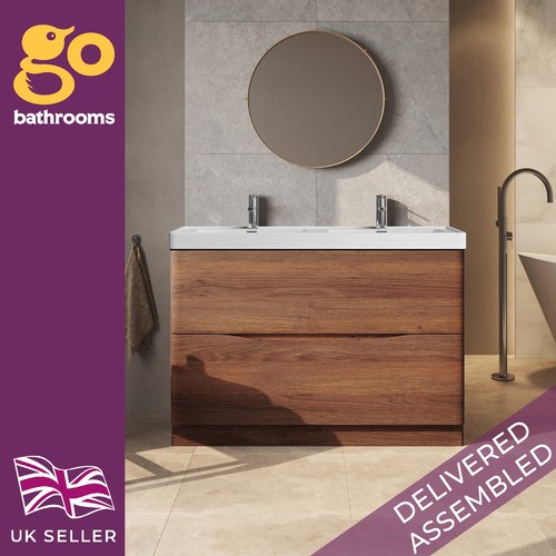 1200 floor wooden vanity - floor,