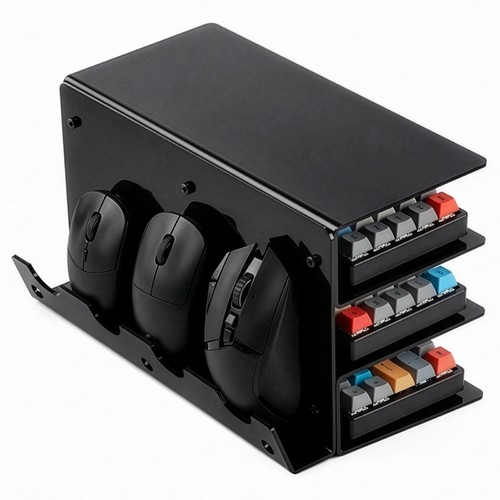 Tier acrylic keyboard mouse - keyboard,