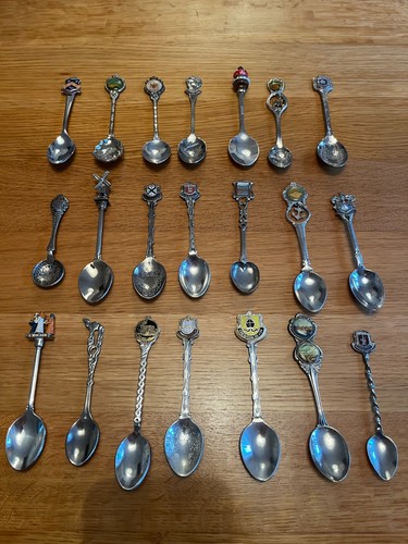 Vintage collectable spoons - vintage,