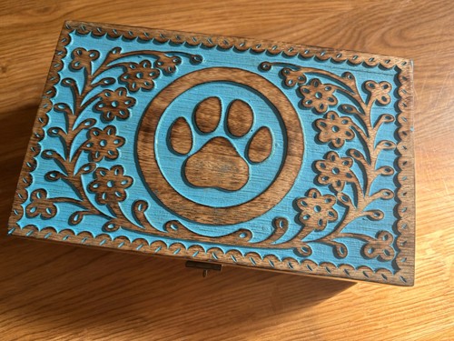 Hand carved acacia wood - carved,