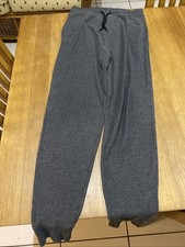 mens clothes size S Primark Grey Ribbed Pyjama Bottoms Jogging Trousers
