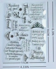 Clear Stamps Sentiments Stamp