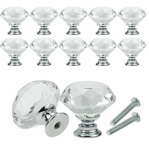 40mm crystal door knob - 40mm,