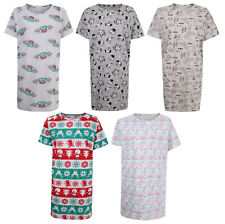 LADIES CHARACTER NIGHTIE EX UK STORE SHORT SLEEVE NIGHTDRESS UK 10-24 BRAND NEW