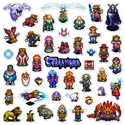 Terranigma stickers super - stickers,