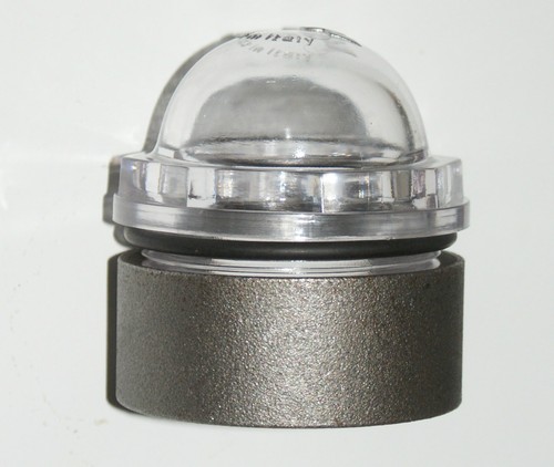 Sight glass riv - glass, 2"