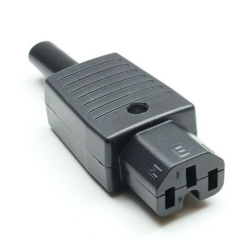 Plug rewirable iec line - plug,