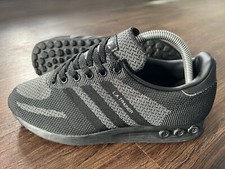 ADIDAS Originals LA Weave Mens Running Gym Trainers, Black/Grey - Size 6