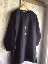 Jean Muir Black 100% Linen