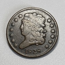 1828 Classic Head Half Cent