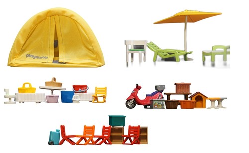 Playmobil camping tent garden - camping,
