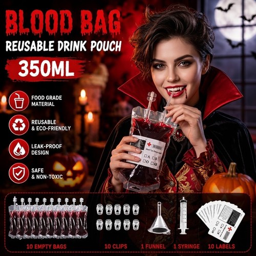 350ml blood bag reusable - 350ml, drink