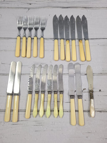 Job lot vintage cutlery - lot,