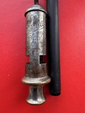 Vintage Emca Boy Scout 82mm general Service Whistle - Stepped Cap  Circa 1940's 