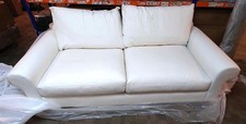 The White Company Evesham Large Sofa Linen Blend White Couch Settee Seating