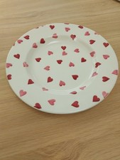 Emma Bridgewater Pink Heart Plate 10.5 Inch. Early Example. Excellent Condition