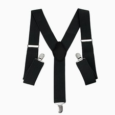 Black Unisex Adjustable Braces