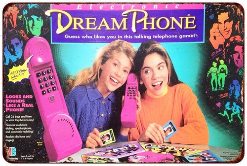 1991 dream phone board game - board,