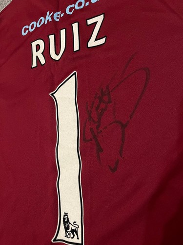 Burnley shirt autographed - burnley,