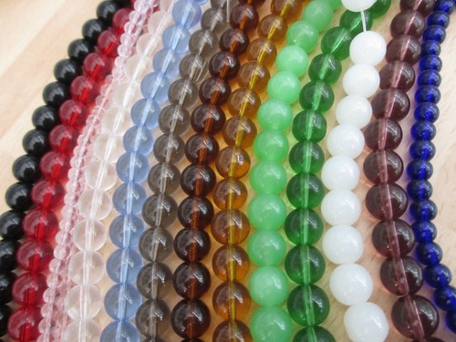 Lovely crystal round glass - round,
