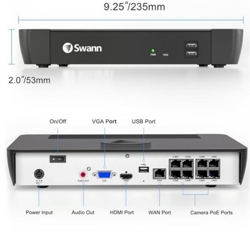 Swann nvr 7450 5mp - swann, channel