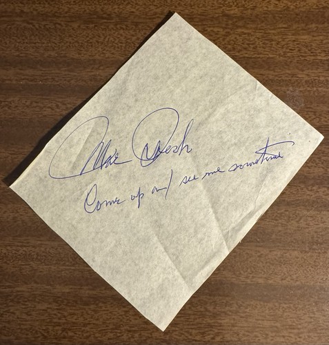 Mae west signed - west, autograph