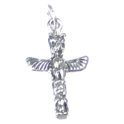 Totem pole sterling silver - sterling,