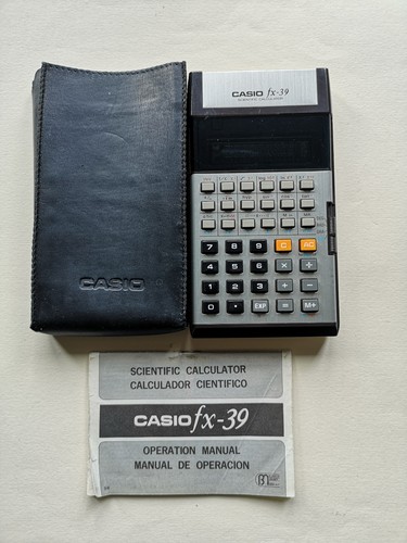 Vintage casio scientific - fx-39,