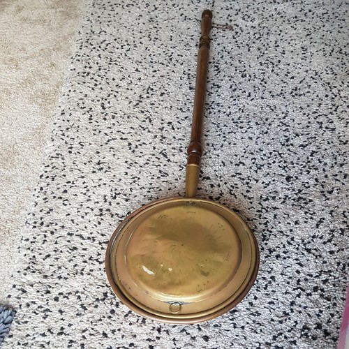 Antique hinged lid - hinged, brass