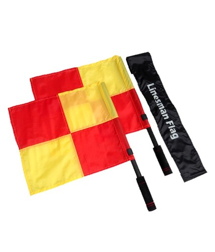 Linesman flags set football - linesman,