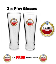 Amstel pint glass - amstel,