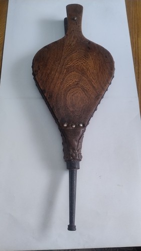 Antique victorian oak bellows - victorian,