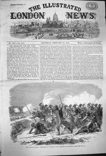 Original old antique print - old,