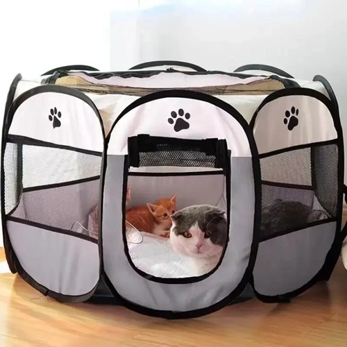 Portable foldable pet tent - portable,