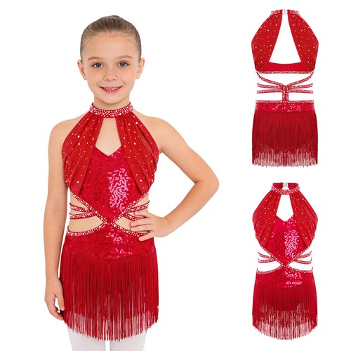 Girls sequin tassel latin - tassel,