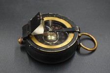 LEATHER CASED  WWI  ISSUE  CREAGH-OSBOURNE COMPASS ~ MADE BY HUGHES & SON