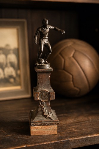 Vintage footballer trophy - vintage,