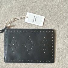 Oushka Black Leather Studded